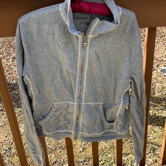 Sweet Juliet grey zippered jacket - Picture 1 of 7